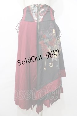 画像2: Ozz oneste / 月兎スカート  黒 Y-25-09-11-079-OO-SK-SZ-ZY