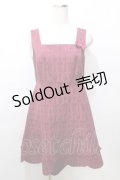 Leur Getter / スプーンジャガード裾スカラップワンピース  ボルドー Y-25-09-11-009-LU-OP-SZ-ZY