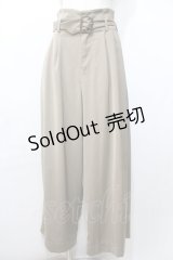 an another angelus / ヴィンテージ風バックル使いパンツ F カーキ Y-25-09-11-083-CA-PA-SZ-ZY