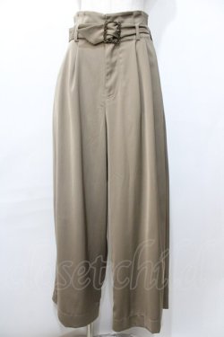 画像1: an another angelus / ヴィンテージ風バックル使いパンツ F カーキ Y-25-09-11-083-CA-PA-SZ-ZY