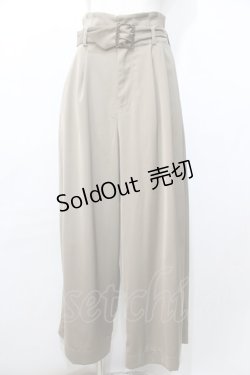 画像1: an another angelus / ヴィンテージ風バックル使いパンツ F カーキ Y-25-09-11-083-CA-PA-SZ-ZY