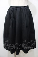 Victorian maiden / タックスカート  黒 Y-25-09-11-089-CL-SK-SZ-ZY