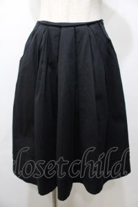 Victorian maiden / タックスカート  黒 Y-25-09-11-089-CL-SK-SZ-ZY