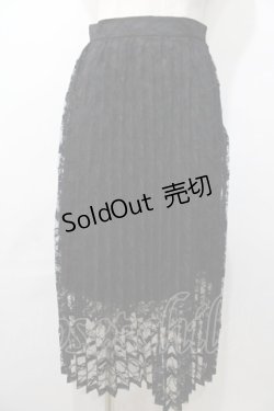 画像1: Bubbles / サスペンダー付きプリーツスカート S 黒 Y-25-09-11-094-CA-SK-SZ-ZY