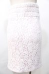 画像2: 【SALE】Swankiss / レース×リボンタイトスカート F ラベンダー Y-25-09-11-095-CA-SK-SZ-ZT384 (2)