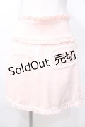 【SALE】Swankiss / パイピングスカパン F ピンク Y-25-09-11-099-CA-PA-SZ-ZT393
