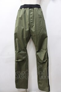 Qutie Frash / サイドラインスキニーパンツ L カーキ Y-25-09-11-104-QU-PA-SZ-ZY