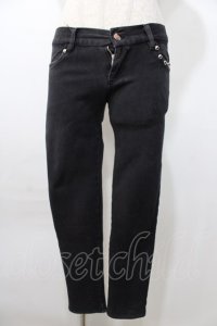 SEX POT ReVeNGe / スタッズデニムパンツ M 黒 Y-25-09-11-108-SP-PA-SZ-ZY