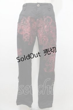 画像1: ALGONQUINS / パンツ  黒 Y-25-09-11-112-AL-PA-AS-ZY