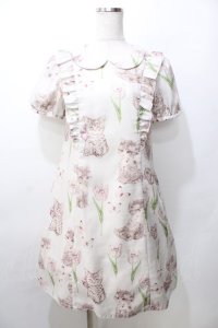 Emily Temple cute / kittenフリルワンピース   Y-25-09-11-013-ET-OP-SZ-ZT081