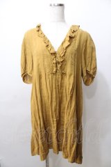 Franche Lippee / チュニックブラウス  マスタード Y-25-09-11-015-LO-BL-SZ-ZT356
