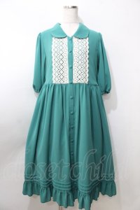 Physical Drop / ものがたりの少女ワンピース  グリーン Y-25-09-11-016-LO-OP-SZ-ZT029