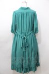 画像2: 【SALE】Physical Drop / ものがたりの少女ワンピース  グリーン Y-25-09-11-016-LO-OP-SZ-ZT029 (2)