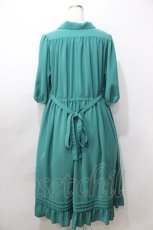 画像2: 【SALE】Physical Drop / ものがたりの少女ワンピース  グリーン Y-25-09-11-016-LO-OP-SZ-ZT029 (2)