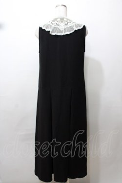 画像2: SERAPHIM / モチーフレースのジャンパースカート  黒 Y-25-09-11-022-LO-OP-SZ-ZY