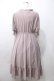 画像2: m petit by misako / AMレースアップワンピース L 中桃 Y-25-09-11-025-LO-OP-SZ-ZT0926D (2)