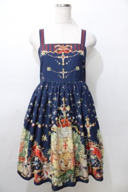画像1: Royal Princess Alice / acred Night Fairy Tale ジャンパースカート  ネイビー Y-25-09-11-034-LO-OP-SZ-ZY