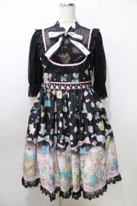 Royal Princess Alice / レトロトイ バースデーワンピース  黒 Y-25-09-11-036-LO-OP-SZ-ZT157