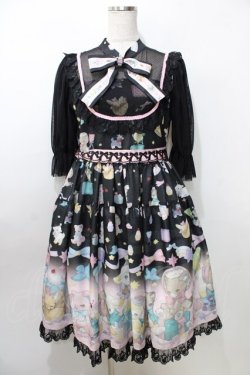 画像1: Royal Princess Alice / レトロトイ バースデーワンピース  黒 Y-25-09-11-036-LO-OP-SZ-ZY