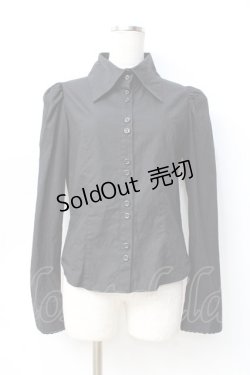 画像1: PEACE NOW //長袖シャツ  黒 Y-25-09-13-001-PU-BL-AS-ZY