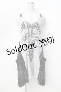 GHOST of HARLEM / プリントロングタンクトップ  グレー Y-25-09-13-028-GL-TO-SZ-ZY