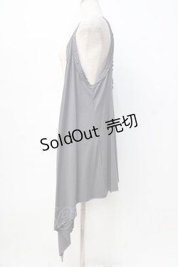 画像2: GHOST of HARLEM / ダメージカットジレ F グレー Y-25-09-13-029-GL-TO-SZ-ZY