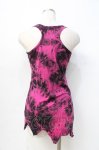 画像3: 【SALE】GLAD NEWS / ムラ染めイレギュラータンクトップ F ピンク×黒 Y-25-09-13-030-GL-TO-SZ-ZT204 (3)