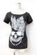画像1: GLAD NEWS / スカルpt Tシャツ R 黒 Y-25-09-13-032-GL-TO-SZ-ZT081 (1)