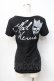 画像2: GLAD NEWS / スカルpt Tシャツ R 黒 Y-25-09-13-032-GL-TO-SZ-ZT081 (2)
