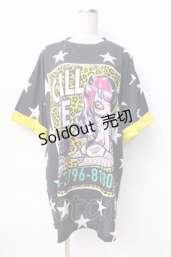 画像1: 【SALE】HYPER CORE / CALL ME Tシャツ F 黒 Y-25-09-13-033-PU-TO-SZ-ZT233