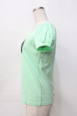 画像2: MILK / シルエットパフトップス  メロン×ブラックプリント Y-25-09-13-035-ML-TO-SZ-ZY