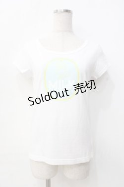 画像1: MILK / Banana BOY Tee  ホワイト Y-25-09-13-036-ML-TO-SZ-ZT356