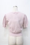 画像3: 【SALE】Emily Temple cute / ハートロゴ刺繍 ラメニットパフカーディガン  ピンク Y-25-09-13-040-ET-TO-SZ-ZT512 (3)