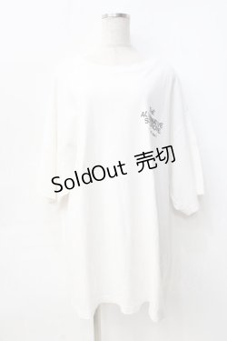 画像1: 【SALE】RNA / ロゴメガBIGTシャツ  白 Y-25-09-13-042-PU-TO-SZ-ZT356