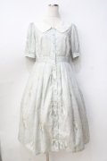 Melody BasKet / Arabesqueフロントボタンワンピース  ミント Y-25-09-13-051-LO-OP-SZ-ZY