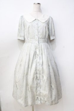 画像1: Melody BasKet / Arabesqueフロントボタンワンピース  ミント Y-25-09-13-051-LO-OP-SZ-ZY