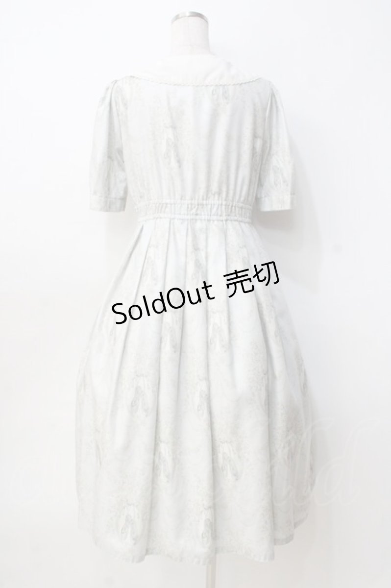 画像3: Melody BasKet / Arabesqueフロントボタンワンピース  ミント Y-25-09-13-051-LO-OP-SZ-ZT312 (3)