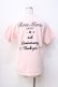 画像2: Rose Marie seoir / Sugar Kitten ClubTシャツ 160 ピンク Y-25-09-13-058-EL-TO-SZ-ZT512 (2)