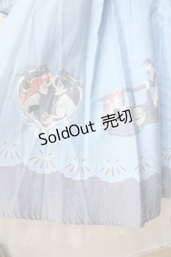 画像4: 【SALE】Secret Honey / キス・ザ・ガール ワンピース(アリエルver.) 2 ブルー Y-25-09-13-060-CA-OP-SZ-ZT390