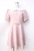 Ank Rouge / スカラップ衿ドーリーワンピース M ピンク Y-25-09-13-068-CA-OP-SZ-ZY