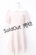 Ank Rouge / スカラップ衿ドーリーワンピース M ピンク Y-25-09-13-068-CA-OP-SZ-ZT257