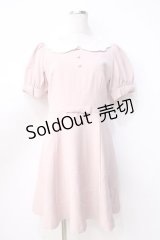 Ank Rouge / スカラップ衿ドーリーワンピース M ピンク Y-25-09-13-068-CA-OP-SZ-ZT257