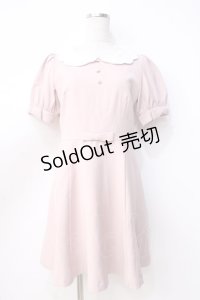 Ank Rouge / スカラップ衿ドーリーワンピース M ピンク Y-25-09-13-068-CA-OP-SZ-ZT257