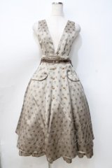 Amavel / Wrapping Chocolat ジャンパースカート F ベージュ Y-25-09-13-070-CA-OP-SZ-ZT377