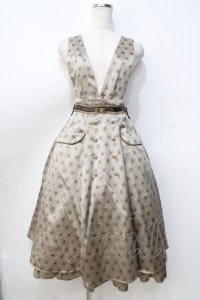 Amavel / Wrapping Chocolat ジャンパースカート F ベージュ Y-25-09-13-070-CA-OP-SZ-ZT377