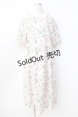 画像1: Jane Marple / Carline gardenドレス M ピンク Y-25-09-13-073-JM-OP-SZ-ZY