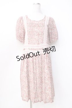 画像1: 【SALE】Jane Marple / Sweet Daisy Tunic ワンピース M ピンク Y-25-09-13-074-JM-OP-AS-ZT326