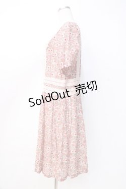 画像2: 【SALE】Jane Marple / Sweet Daisy Tunic ワンピース M ピンク Y-25-09-13-074-JM-OP-AS-ZT326