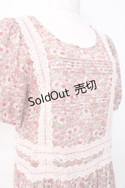 画像4: 【SALE】Jane Marple / Sweet Daisy Tunic ワンピース M ピンク Y-25-09-13-074-JM-OP-AS-ZT326