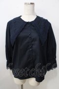 Perla nell' ostrica / 襟レースブラウス   Y-25-09-13-079-EL-BL-SZ-ZY